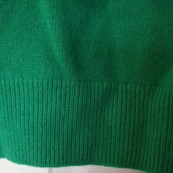 NEW COS Cashmere Sweater Jumper Bright Green Size L! VERY RARE COLOR!!! - Picture 10 of 13